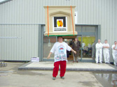 John Evans at a charity event